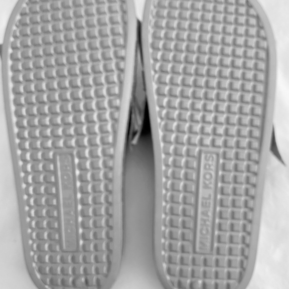 Michael Kors Silver Slippers - Picture 4 of 5